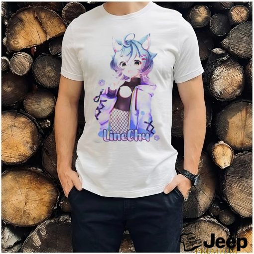 Official LineChu anime girl character 2023 T shirt