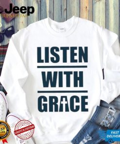 Official Listen With Grace Guitarists Music Quotes Hoodie shirt