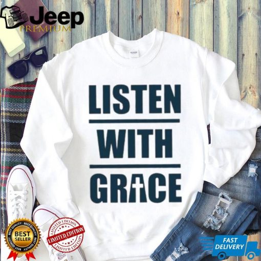 Official Listen With Grace Guitarists Music Quotes Hoodie shirt