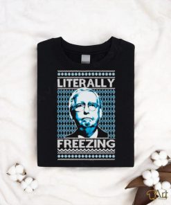 Official Literally Freezing Mcconnell Senator Ugly Christmas T Shirt