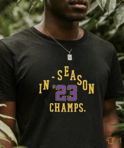 Official Los Angeles In season Tournament Champs Shirt