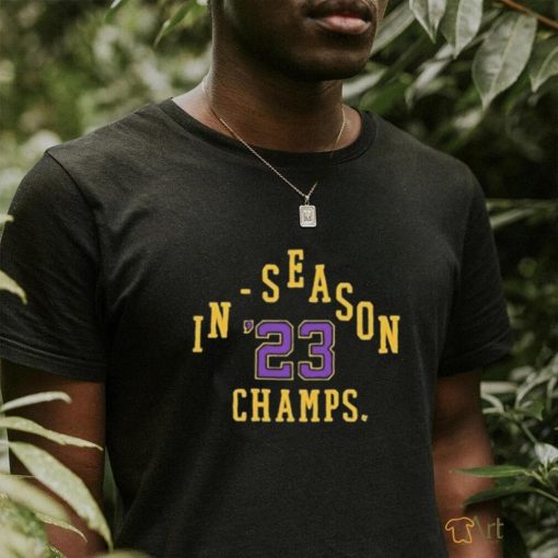 Official Los Angeles In season Tournament Champs Shirt