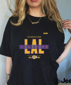 Official Los Angeles Lakers 2022 2023 NBA Playoffs Jump Ball T Shirt