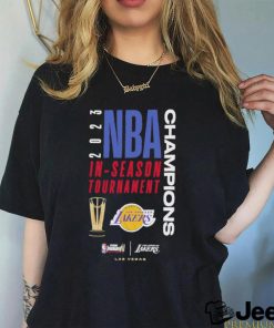 Official Los Angeles Lakers 2023 NBA In Season Tournament Champions Shirt