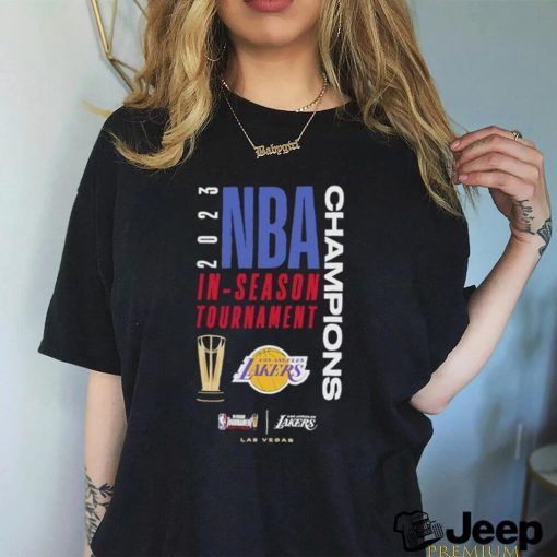 Official Los Angeles Lakers 2023 NBA In Season Tournament Champions Shirt