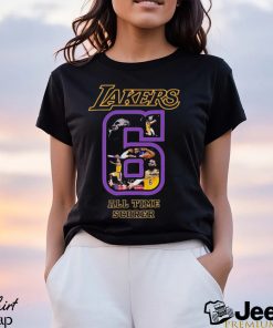 Official Los Angeles Lakers LeBron James 6 All time Scorer Basketball 2023 shirt