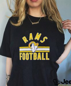 Official Los Angeles Rams Standard Arch Stripe T Shirt