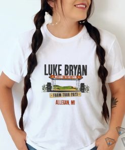 Official Luke Bryan Farm Tour 2023 Allegan, MI Shirt