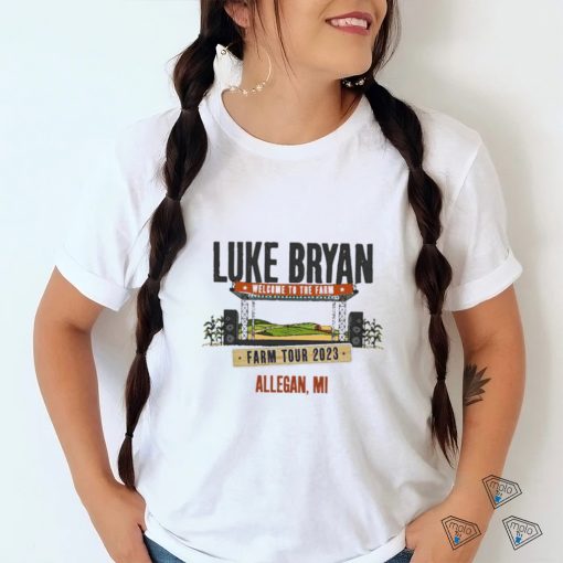 Official Luke Bryan Farm Tour 2023 Allegan, MI Shirt