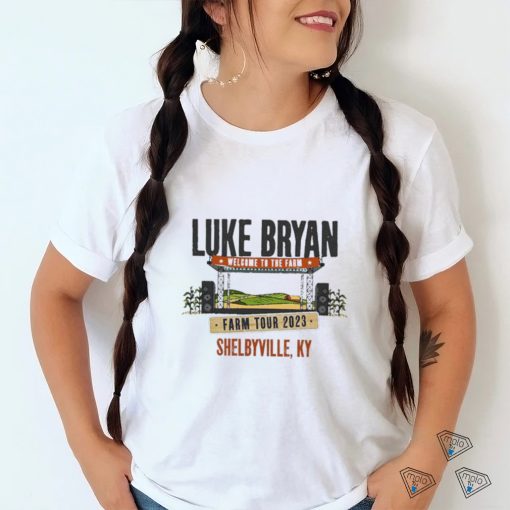 Official Luke Bryan September 14 Shelbyville, Ky Farm Tour Shirt