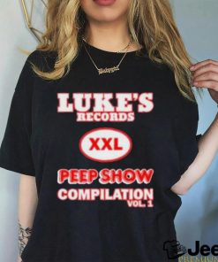 Official Luther Luke Campbell Luke's Records Xxl Peep Show Compilation Vol 1 Shirt