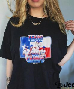 Official MLB World Champion Texas Baseball Player T Shirt