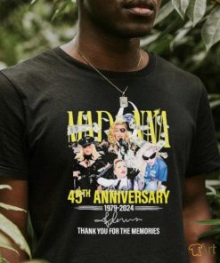 Official Madonna 45th Anniversary Memories Shirt