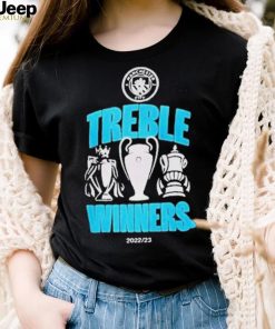 Official Manchester City Treble Winners 2023 Shirt