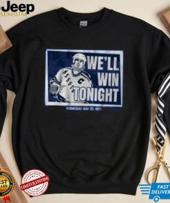 Official Mark Messier We’Ll Win Tonight Wednesday May 25 1994 T Shirt