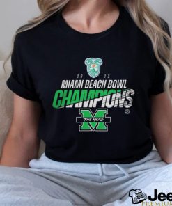 Official Marshall University 2023 Miami Beach Bowl Champions Shirt