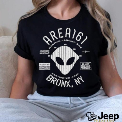 Official Martian Landing Site Restricted Area Bronx Ny Area 161 Shirt