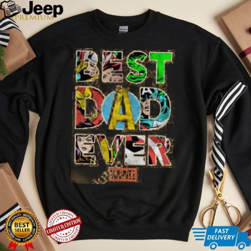 Official Marvel Best Dad Ever T Shirt