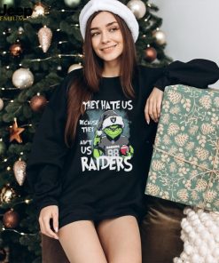 Official Maxx Crosby Grinch They Hate Us Because They Ain’t Us Las Vegas Raiders Christmas Shirt