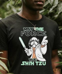 Official May The Force Be Shih Tzu Star Wars T Shirt