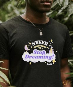 Official Mcelroy Merch Never Know When To Stop Dreaming Shirt,