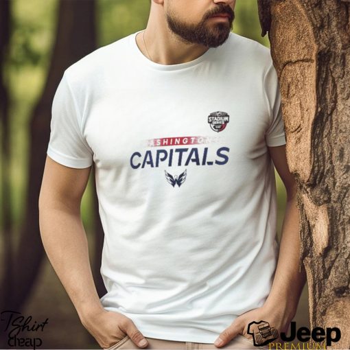 Official Men’s Washington Capitals White 2023 NHL Stadium Series Authentic Pro Shirt