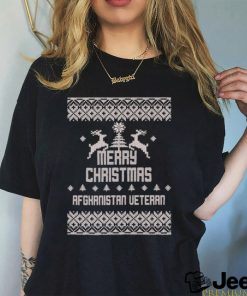 Official Merry Christmas Afghanistan Veteran Shirt