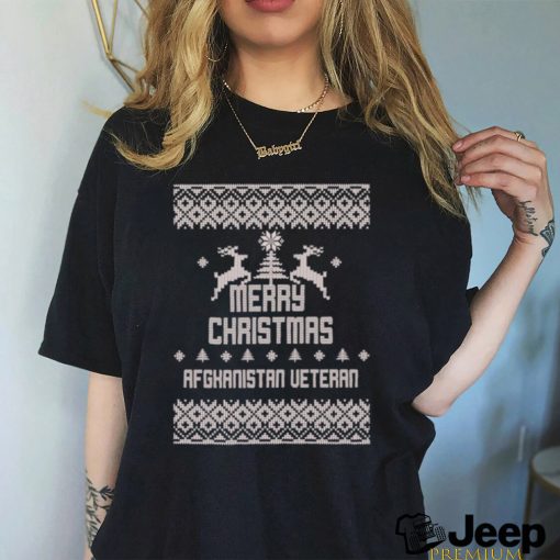 Official Merry Christmas Afghanistan Veteran Shirt