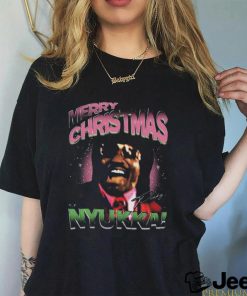 Official Merry Christmas Nyukka T Shirt