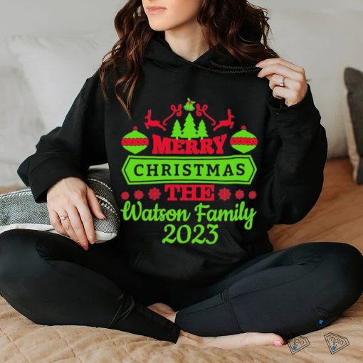 Official Merry Christmas The Watson Family 2023 Shirt