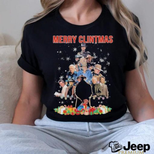 Official Merry Clintmas Clint Eastwood Tree ChristmasT Shirt