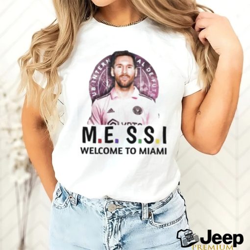 Official Messi Welcome To Miami T Shirt