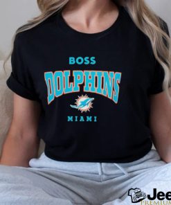 Official Miami Dolphins BOSS X NFL Huddle T Shirt