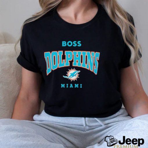 Official Miami Dolphins BOSS X NFL Huddle T Shirt