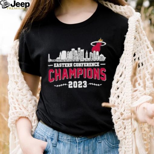 Official Miami Heat Eastern Conference Champions Skyline 2023 shirt