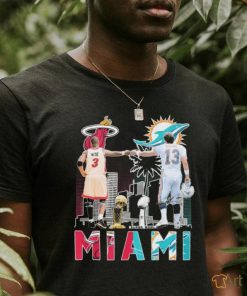 Official Miami Heat Wade And Dolphins City Champions shirt