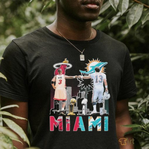 Official Miami Heat Wade And Dolphins City Champions shirt