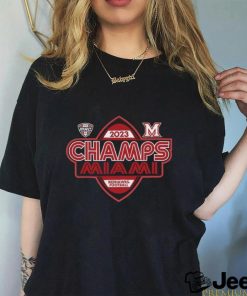 Official Miami Redhawks Football 2023 MAC Champions Shirt