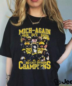 Official Mich Again Back To Back To Back Big East Division Champions T Shirt