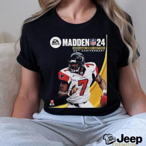 Official Michael Vick Edition 20th Anniversary On The NFL Madden 24 Cover Athlete With Season Shirt