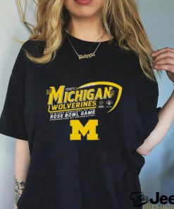 Official Michigan Wolverines Rose Bowl College Football Playoff 2024 Shirt