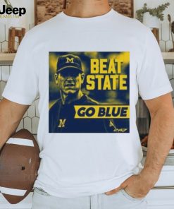 Official Michigan wolverines beat state go blue T shirt