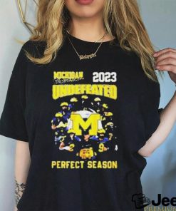 Official Michigan wolverines undefeated perfect season 2023 T shirt