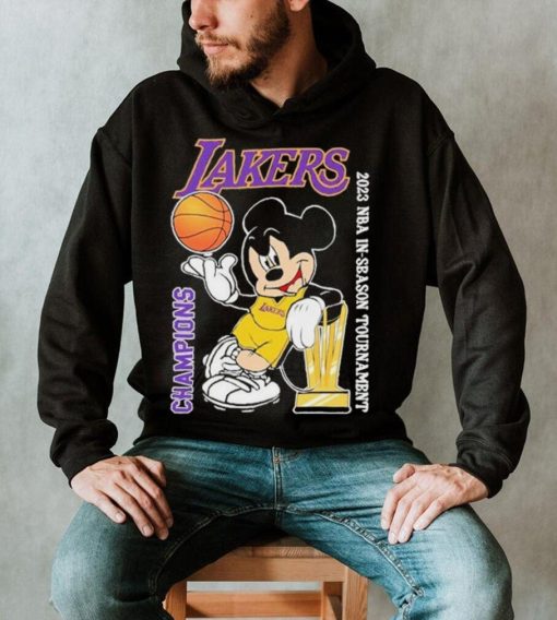 Official Mickey Mouse Los Angeles Lakers 2023 NBA In Season Tournament Champions Shirt