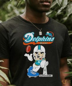 Official Mickey Mouse X Miami Dolphins Disney Inspired Super Bowl Football T Shirt