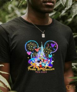 Official Mickey and friends 19232023 disney 100 years of wonder s lover shirt