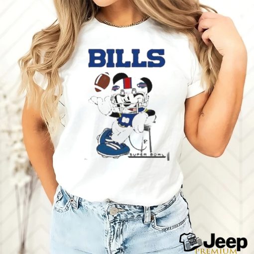 Official Mickey mouse Buffalo Bills disney super bowl Football T shirt