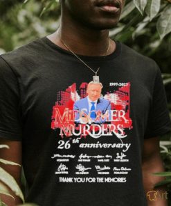 Official Midsomer Murders 26th anniversary 1997 2023 thank you for the memories signatures shirt