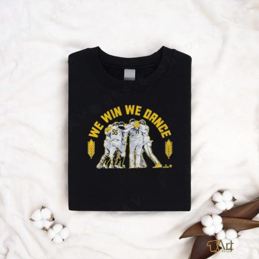 Official Milwaukee Baseball We Win We Dance Shirt