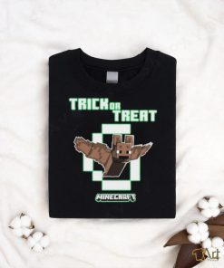 Official Minecraft Bat Trick Or Treat Glow In The Dark shirt